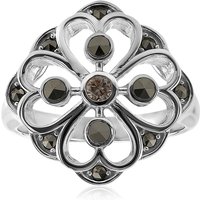 SI1 Argyle-Rose de France-Brillant-Silberring (Annette classic) SI1 Argyle-Rose de France-Brillant-Silberring (Annette classic)