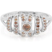 Fancy-Diamant-Silberring Fancy-Diamant-Silberring