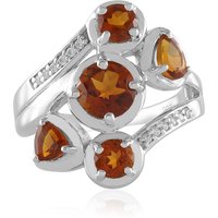 Madeira-Citrin-Silberring Madeira-Citrin-Silberring