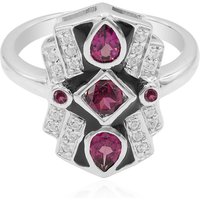 Rhodolith-Silberring Rhodolith-Silberring