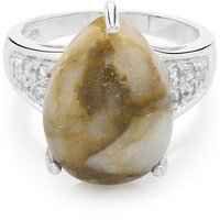 Dinosaurier-Quarz-Silberring Dinosaurier-Quarz-Silberring