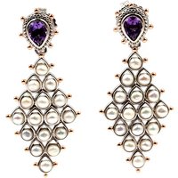 Amethyst-Silberohrringe (Dallas Prince Designs) Amethyst-Silberohrringe (Dallas Prince Designs)