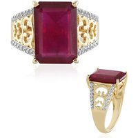 Madagaskar-Rubin-Silberring Madagaskar-Rubin-Silberring