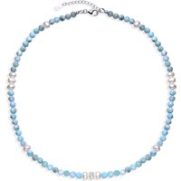 Larimar-Silberhalskette Larimar-Silberhalskette