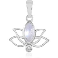 Regenbogen-Mondstein-SilberanhÀnger Regenbogen-Mondstein-SilberanhÀnger