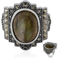 Labradorit-Silberring (Annette classic) Labradorit-Silberring (Annette classic)