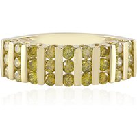 Gelber I2 Diamant-Goldring (de Melo) Gelber I2 Diamant-Goldring (de Melo)