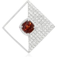 Mosambik-Granat-Silberanhänger Mosambik-Granat-Silberanhänger