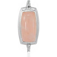Rosenquarz-Silberanhänger (MONOSONO COLLECTION) Rosenquarz-Silberanhänger (MONOSONO COLLECTION)