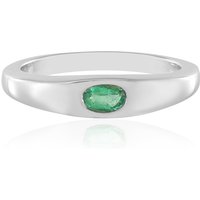 Äthiopischer Smaragd-Silberring Äthiopischer Smaragd-Silberring