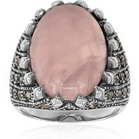 Rosenquarz-Silberring (Annette classic) Rosenquarz-Silberring (Annette classic)