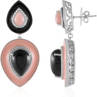 Edelstein-Silberohrringe (Dallas Prince Designs) Edelstein-Silberohrringe (Dallas Prince Designs)