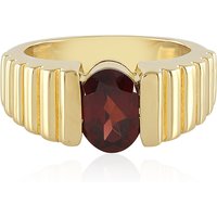 Mosambik-Granat-Silberring Mosambik-Granat-Silberring