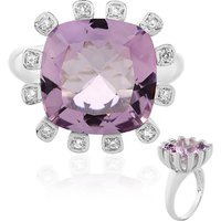 Lavendel-Amethyst-Silberring Lavendel-Amethyst-Silberring