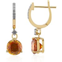 Sphalerit-Goldohrringe Sphalerit-Goldohrringe