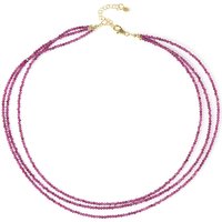 Rubin-Silberhalskette Rubin-Silberhalskette