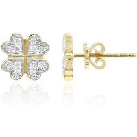 SI1 (G) Brillant-Goldohrringe (Annette) SI1 (G) Brillant-Goldohrringe (Annette)