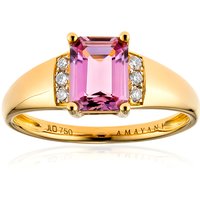 Pinkfarbener Diaspor-Goldring (AMAYANI) Pinkfarbener Diaspor-Goldring (AMAYANI)