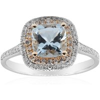 AAA-Brasilianischer Aquamarin-Goldring (CIRARI) AAA-Brasilianischer Aquamarin-Goldring (CIRARI)