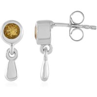 Citrin-Silberohrringe Citrin-Silberohrringe