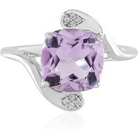 Lavendel-Amethyst-Silberring Lavendel-Amethyst-Silberring