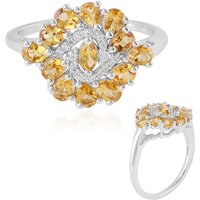 Citrin-Silberring Citrin-Silberring