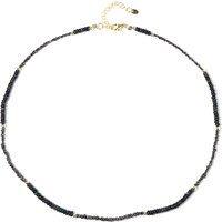 Edelstein-Silberhalskette Edelstein-Silberhalskette