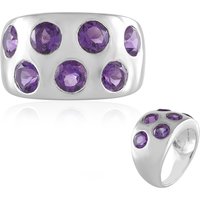 Sibirischer Amethyst-Silberring Sibirischer Amethyst-Silberring
