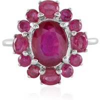 Madagaskar-Rubin-Silberring Madagaskar-Rubin-Silberring