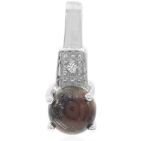 Rotes Tigerauge-Silberanhänger Rotes Tigerauge-Silberanhänger