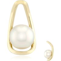 Weiße Südseeperlen-Goldanhänger (Michelle Albala) Weiße Südseeperlen-Goldanhänger (Michelle Albala)