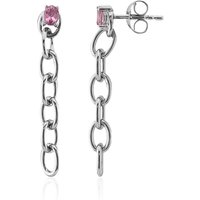 Malaya-Granat-Silberohrringe Malaya-Granat-Silberohrringe