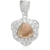 Botswana-Achat-Silberanhänger Botswana-Achat-Silberanhänger