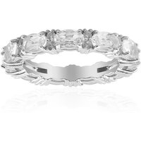 Weißer Topas-Silberring Weißer Topas-Silberring