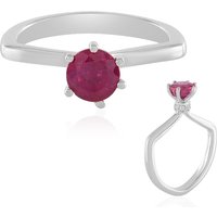 Madagaskar-Rubin-Silberring Madagaskar-Rubin-Silberring