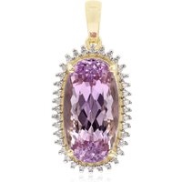 Patroke-Kunzit-Goldanhänger Patroke-Kunzit-Goldanhänger