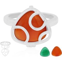 Edelstein-Silberring Edelstein-Silberring