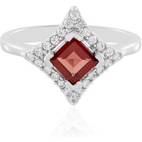 Mosambik-Granat-Silberring Mosambik-Granat-Silberring