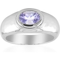 Fliederfarbener Tansanit-Silberring (Pallanova) Fliederfarbener Tansanit-Silberring (Pallanova)