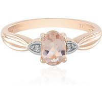 Morganit-Goldring Morganit-Goldring