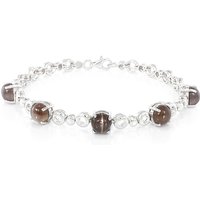 Skapolith-Katzenauge-Silberarmband Skapolith-Katzenauge-Silberarmband