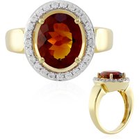 Madeira-Citrin-Silberring Madeira-Citrin-Silberring