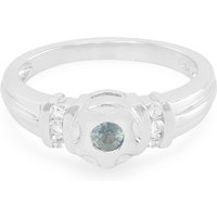 Tansania-Saphir-Silberring Tansania-Saphir-Silberring