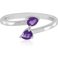 Sibirischer Amethyst-Silberring Sibirischer Amethyst-Silberring