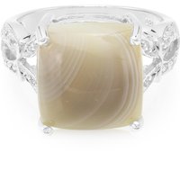 Botswana-Achat-Silberring Botswana-Achat-Silberring