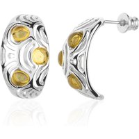 Baltischer Limonen-Bernstein-Silberohrringe (dagen) Baltischer Limonen-Bernstein-Silberohrringe (dagen)