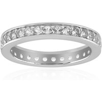 Weißer Topas-Silberring Weißer Topas-Silberring