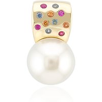 Weiße Südseeperlen-Goldanhänger (Michelle Albala) Weiße Südseeperlen-Goldanhänger (Michelle Albala)