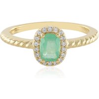 Äthiopischer Smaragd-Silberring Äthiopischer Smaragd-Silberring