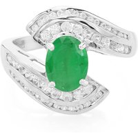 Bahia-Smaragd-Silberring Bahia-Smaragd-Silberring